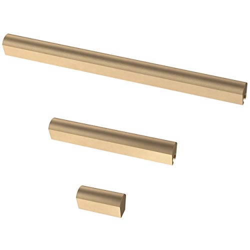 Modern Brass Low Profile Cabinet Pulls 2025