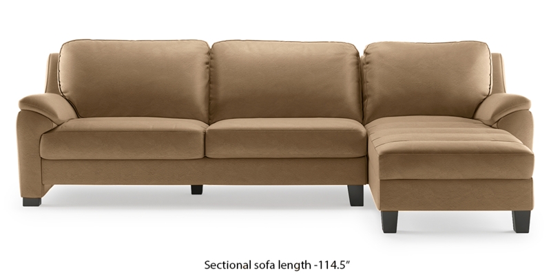 Modern Camel Colored Sectional Sofa Set