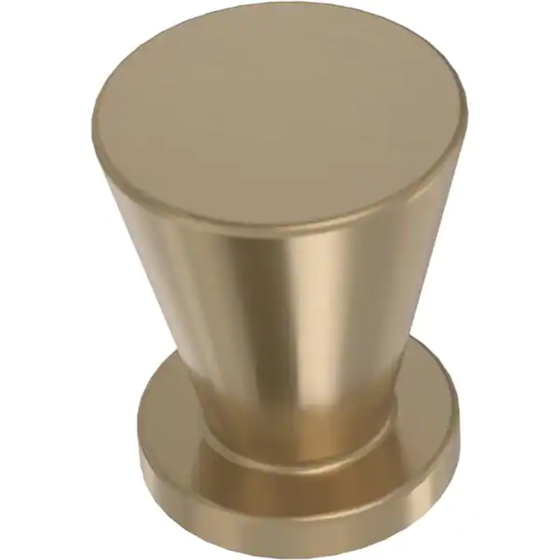 Modern Champagne Bronze Cabinet Knob Design