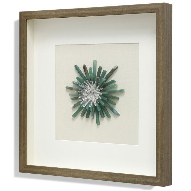 Modern Crystal Shadow Box Wall Art Design