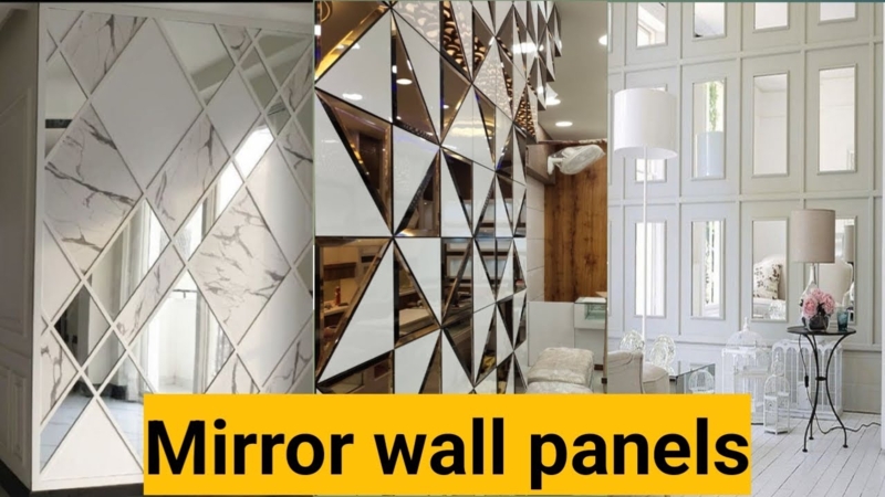 Modern Elegant Mirror Wall Panels Design Ideas