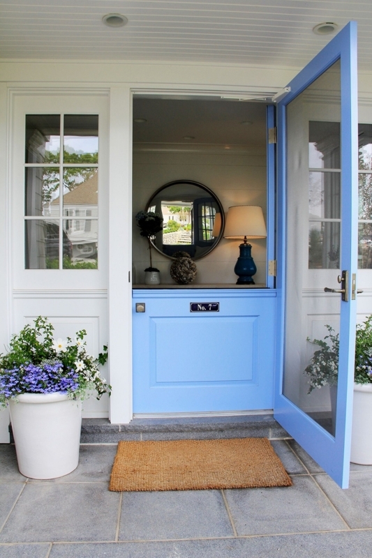 Modern exterior Dutch door designs that have a practical approach