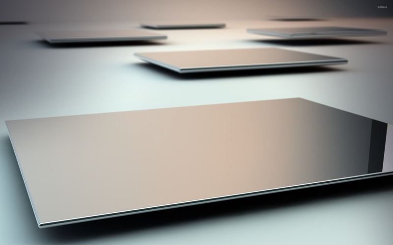 Modern Floating Mirror Tiles Design for Walls