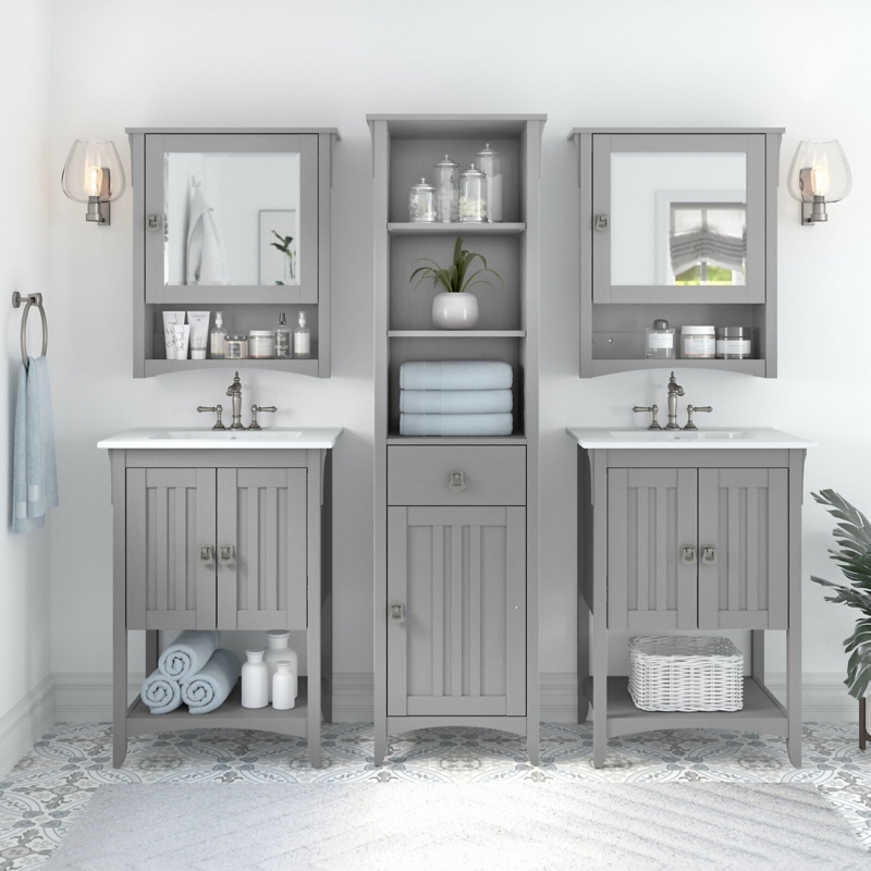 Bathroom Vanities And Linen Towers