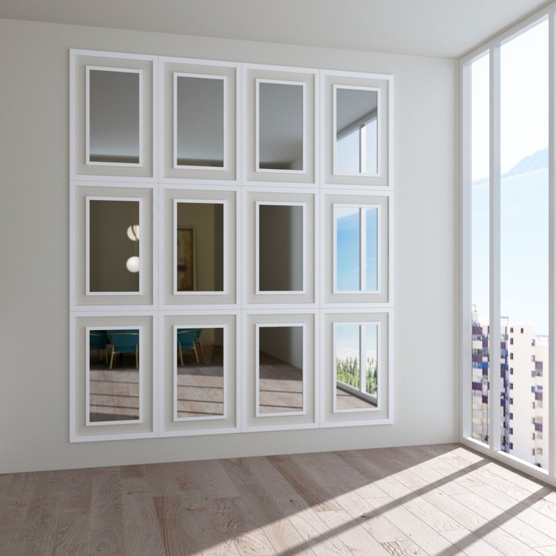 Modern PVC Mirror Wall Panels for Spacious Interiors