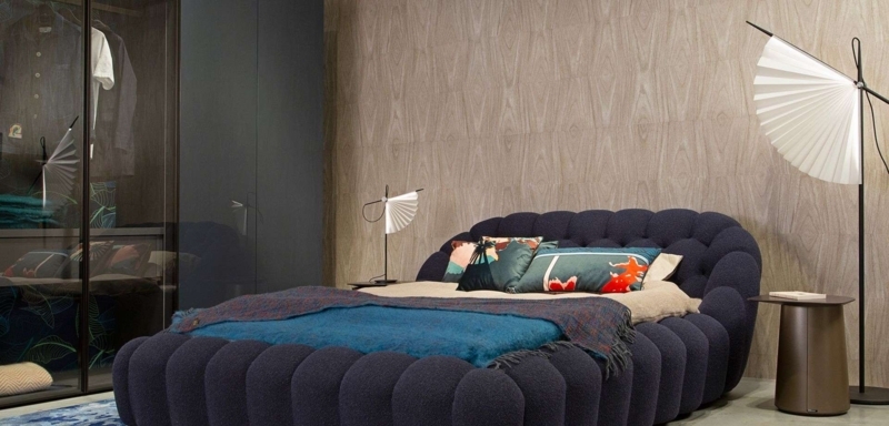 Modern Roche Bobois Bubble Bed with Plush Design