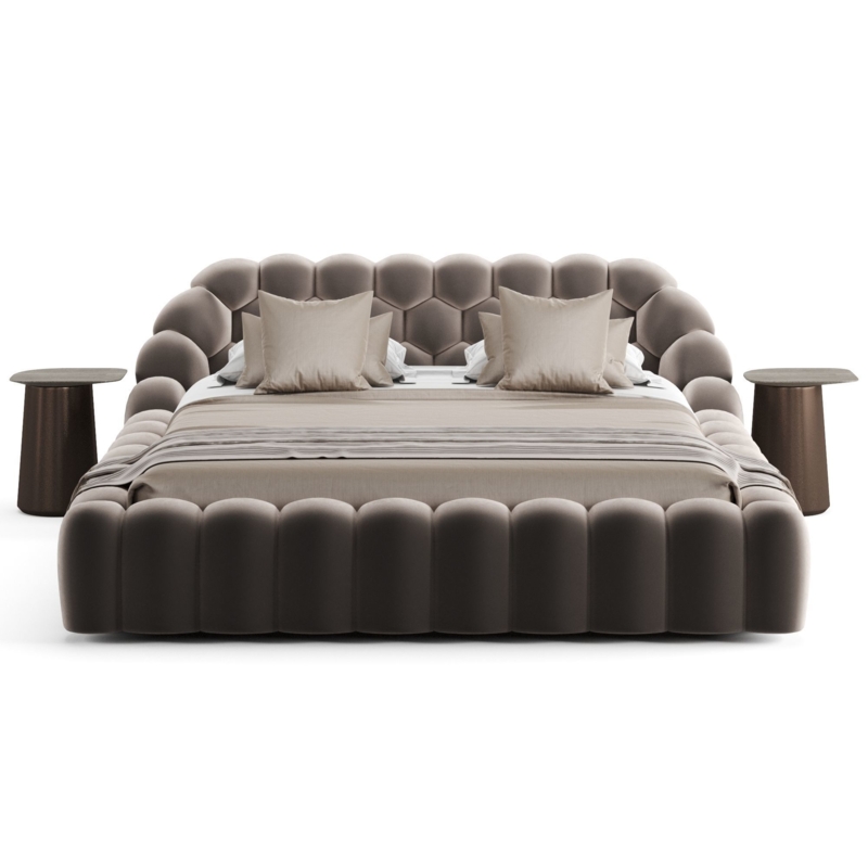 Modern Roche Bobois Bubble Upholstered Bed Design