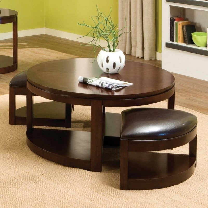 Coffee Tables With Nesting Stools