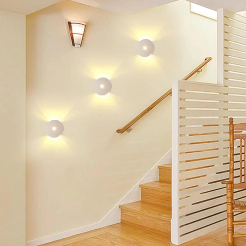 Modern Stair Wall Sconce Lamps with Warm Lighting