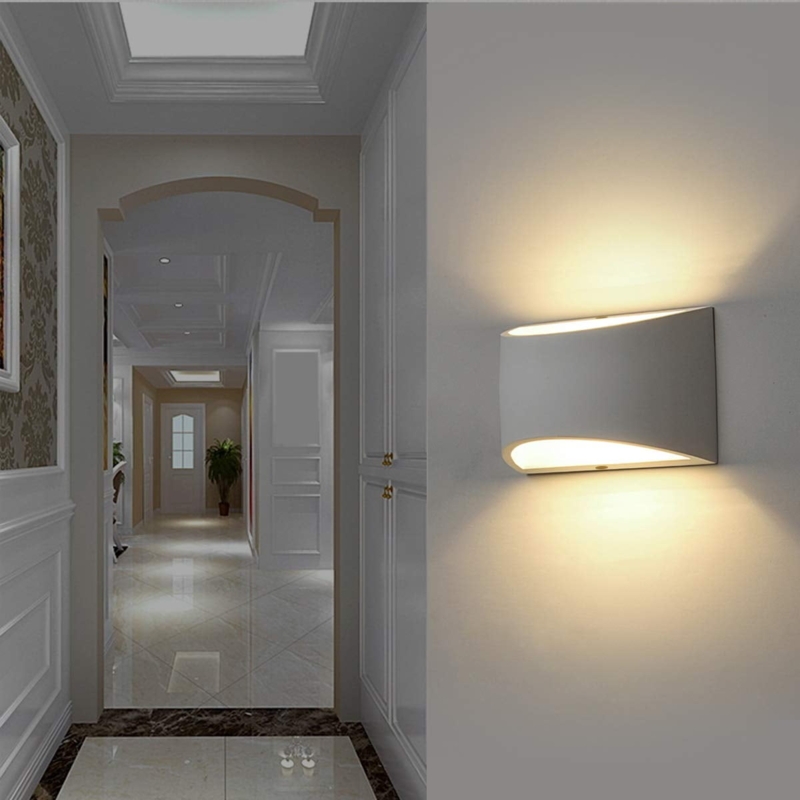 Modern Warm White LED Wall Sconce for Hallways