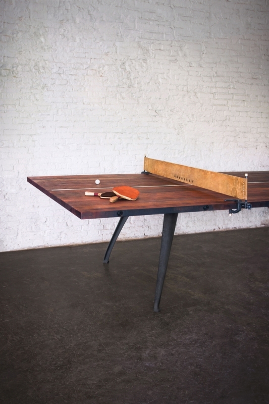 Modern Wooden Ping Pong Table with Leather Net