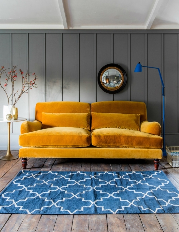 Mustard Yellow Couch Velvet at Paul Virgil blog