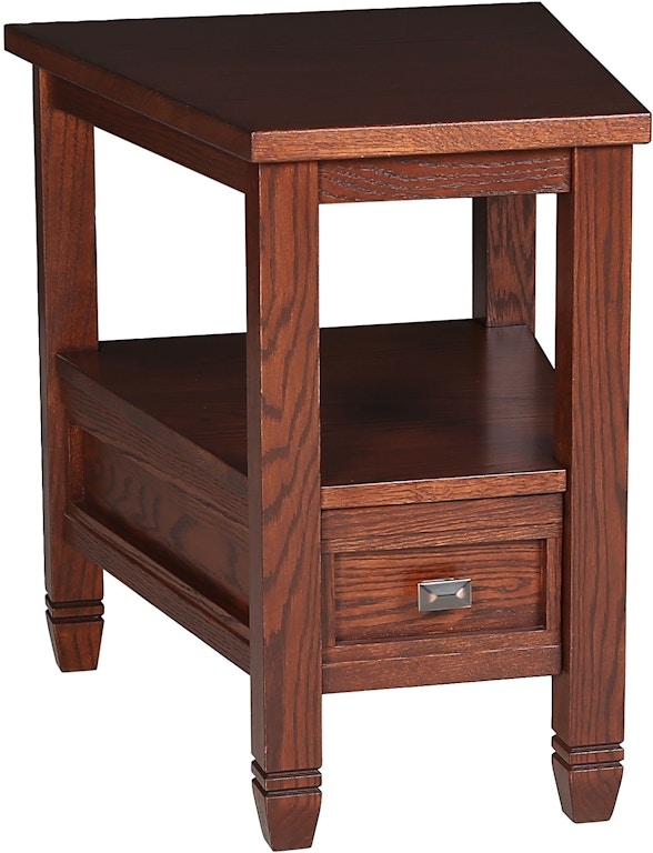 Mystic Creek Oak Wood Living Room End Table