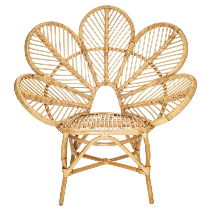 Natural Kavalari Rattan Flower Chair Design