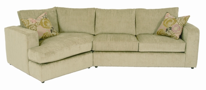Norwalk Milford Beige Casual Angled Sectional Sofa