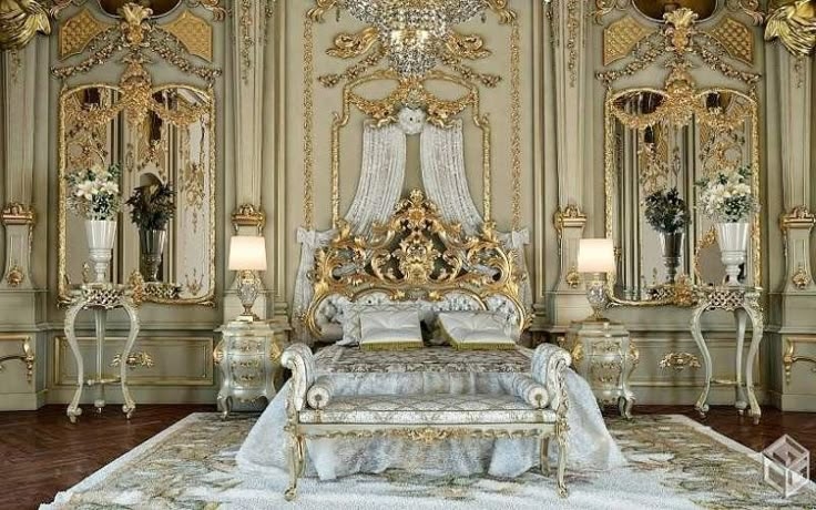 Opulent Classic Luxury Bedroom Bed Design