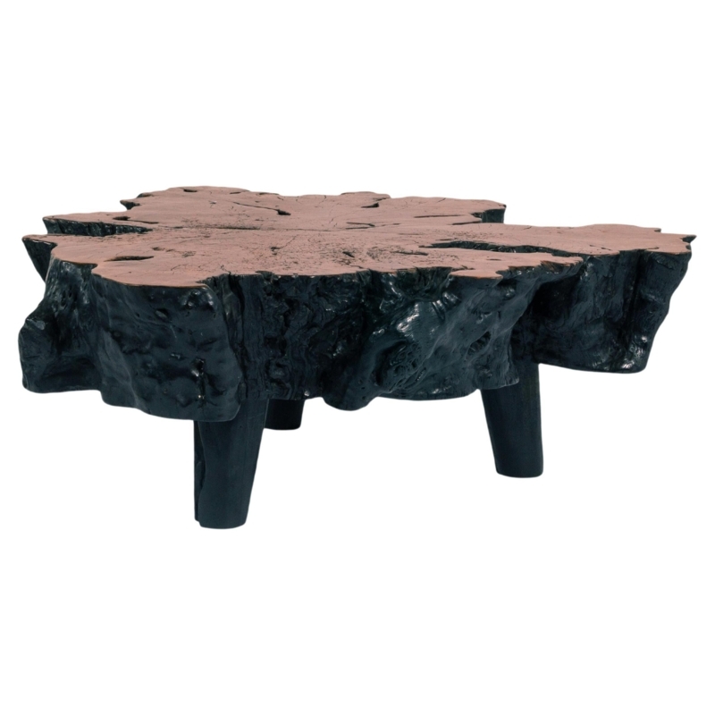 Organic Form Lychee Wood Coffee Table at 1stDibs | organic wood coffee ...