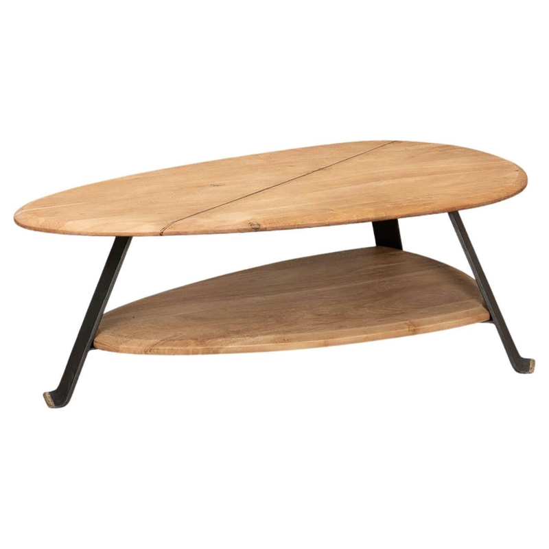 Organic Redwood Coffee Table For Sale at 1stDibs