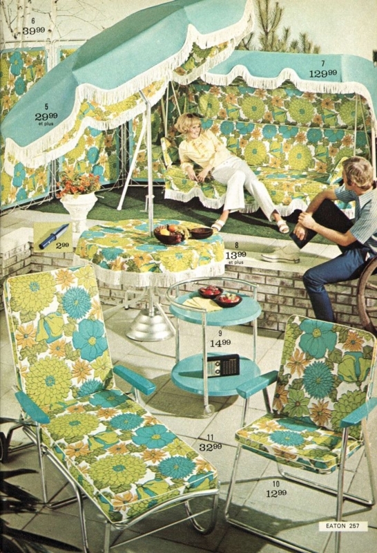 patio furniture of the 70's | Retro Home Decor | Pinterest