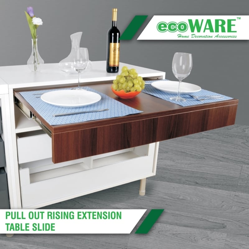 Pull Out Rising Extension Table for Small Kitchens