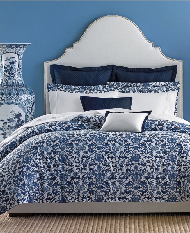 Ralph Lauren Blue and White Dorsey Bedding Set
