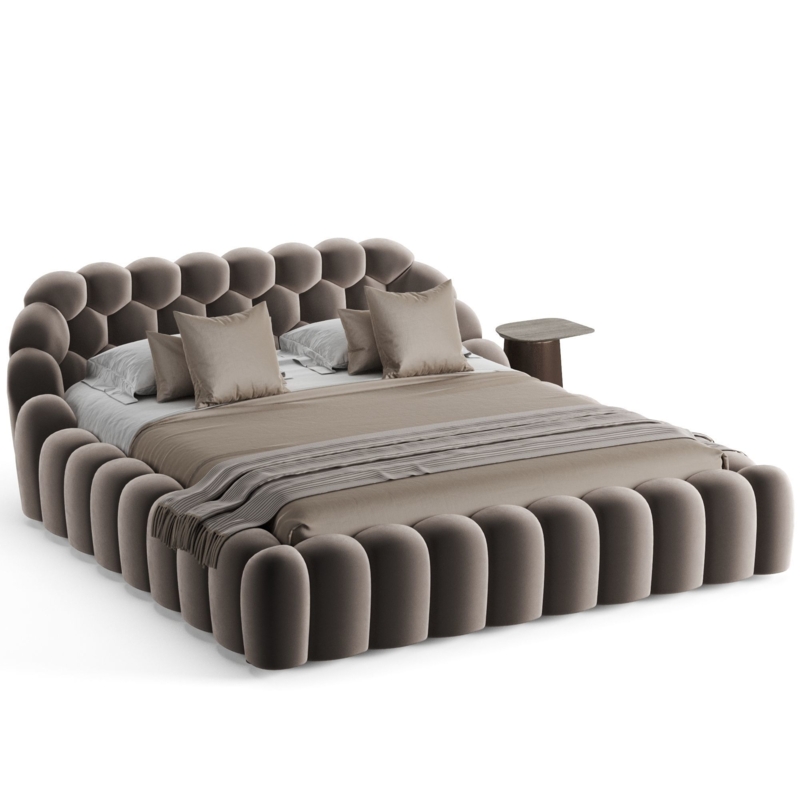 Roche Bobois Bubble Bed with Plush Upholstery