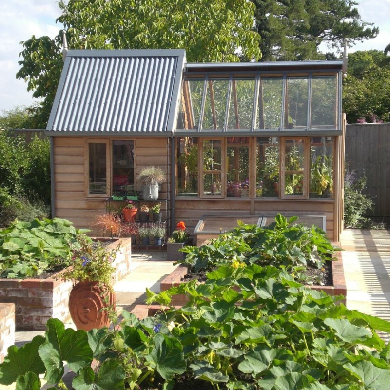 Rosemoore Combi Greenhouse/shed | Greenhouse shed, Greenhouse, Wooden ...