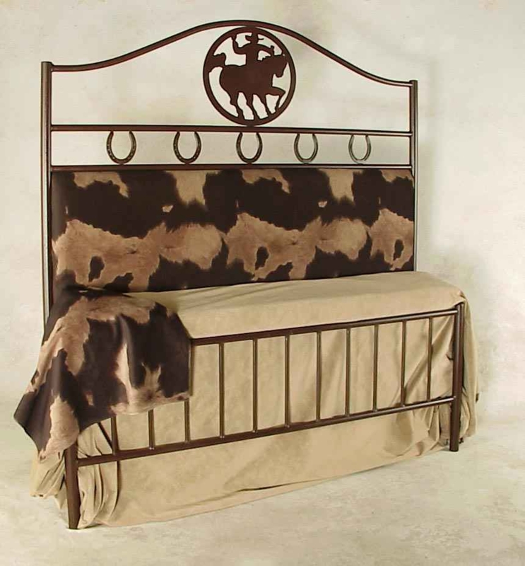 Rustic Grace Wrought Iron Metal Bed Frame