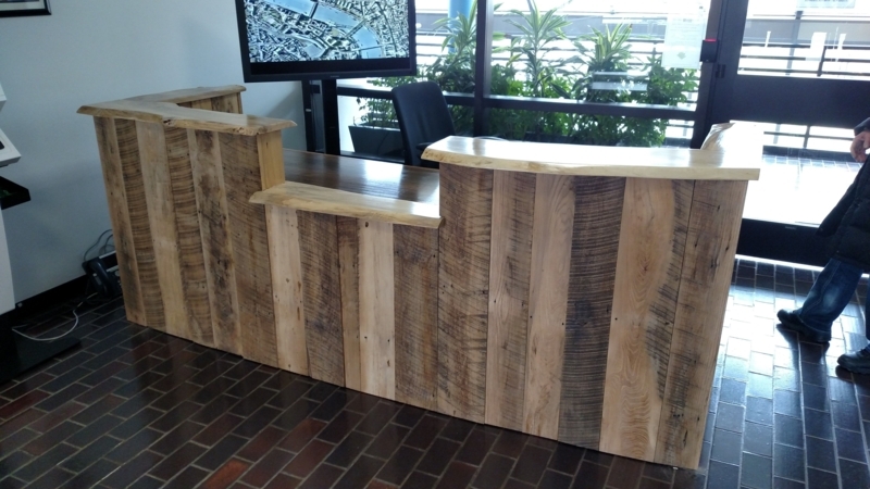 Wood Reception Desks