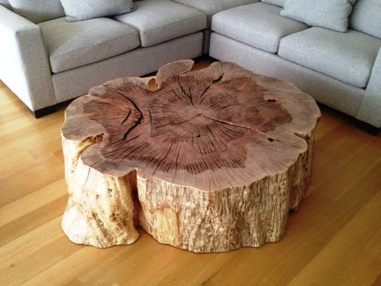Wood Stump Coffee Tables