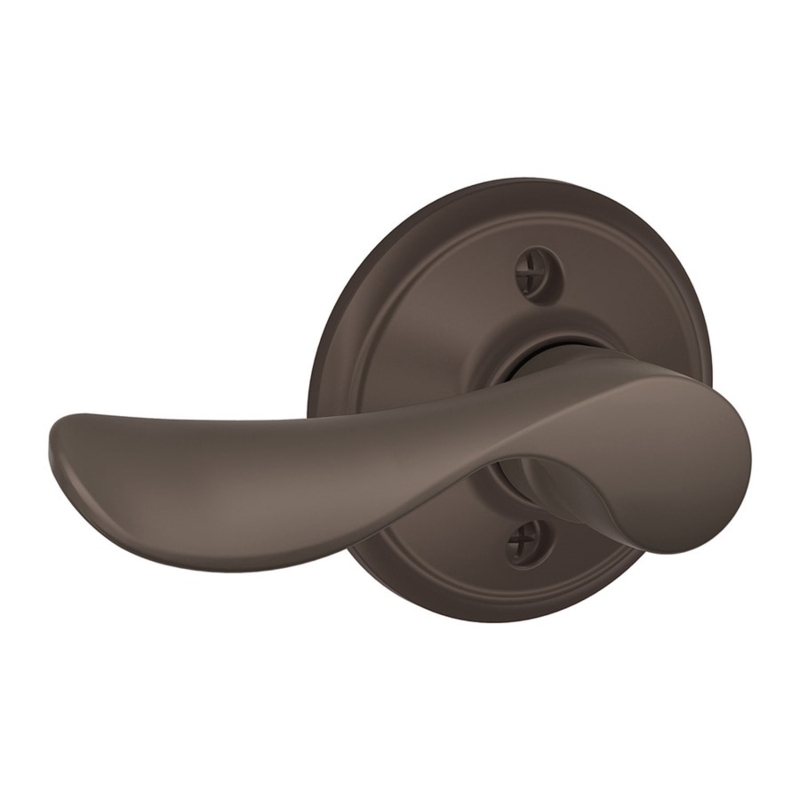Schlage Oil-Rubbed Bronze Door Handle Lever