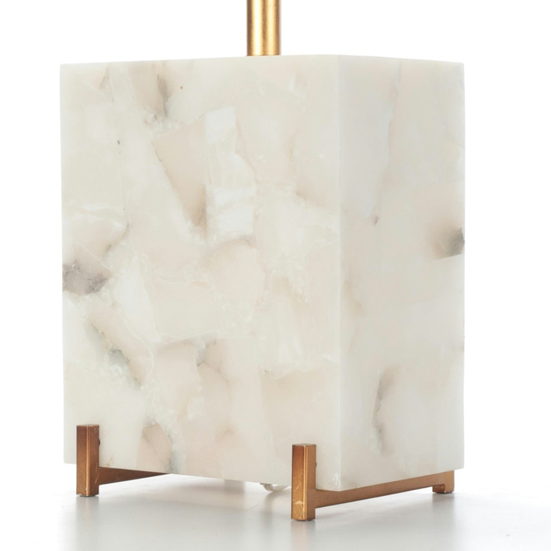 Simon Blake Interiors Alabaster Table Lamp, Contemporary | EBTH