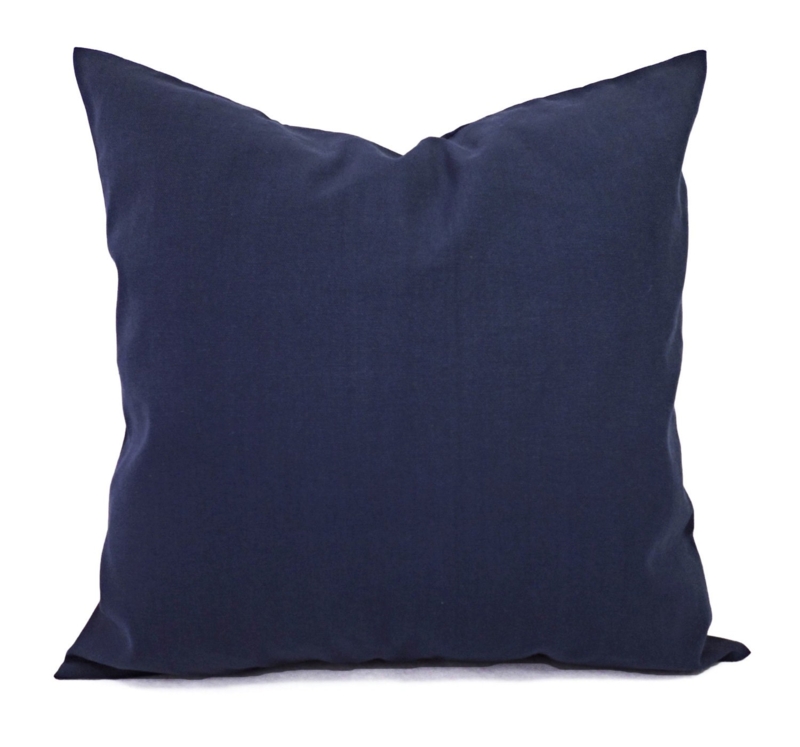 Navy Couch Pillows