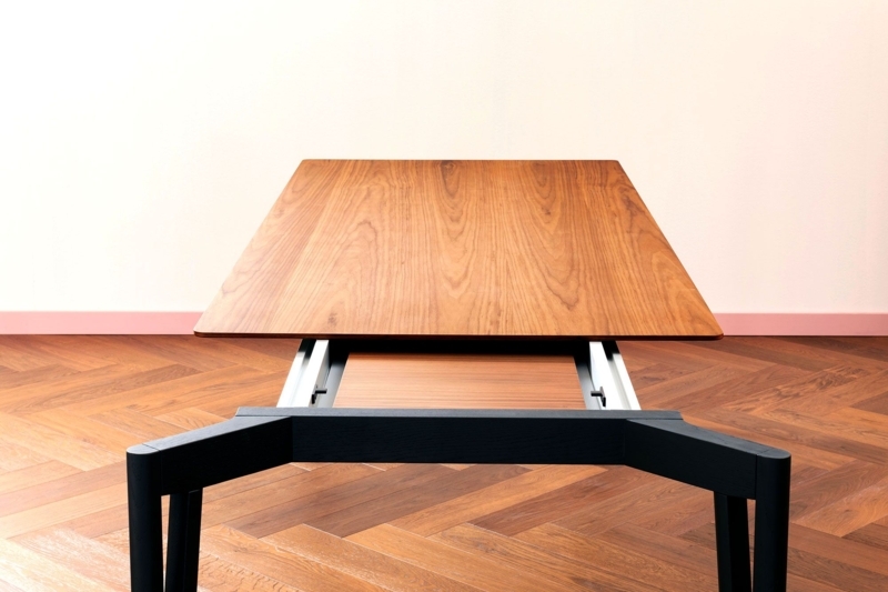 Space-Saving Modern Transforming Wooden Table