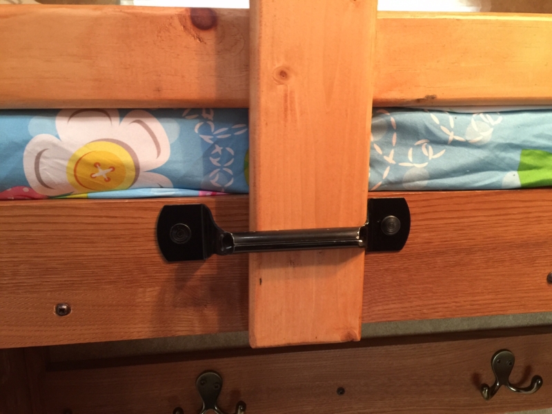 Sturdy Wooden Bunk Bed Safety Rails Detail
