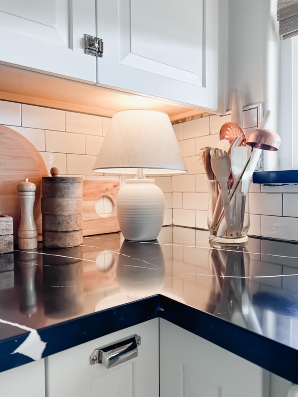Stylish Kitchen Lamp Enhancing Modern Countertops