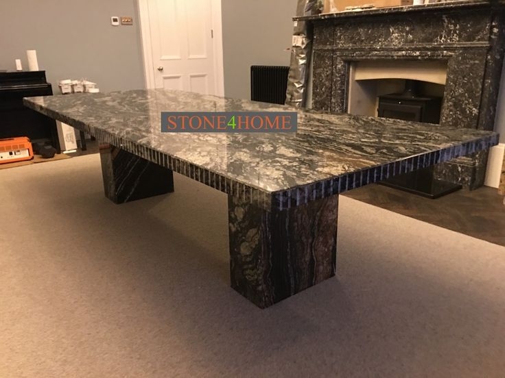 Super-Sized Black Beauty Granite Table Design