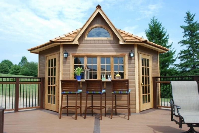 The Catalina: Our 5 Sided Corner Shed - Summerstyle