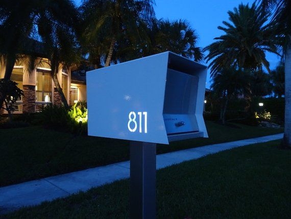 The optional Light Kit makes finding your address at night easy for ...
