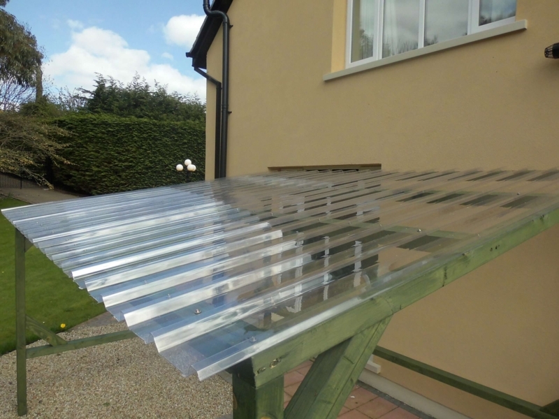 Transparent Polycarbonate Pergola Roofing Panels