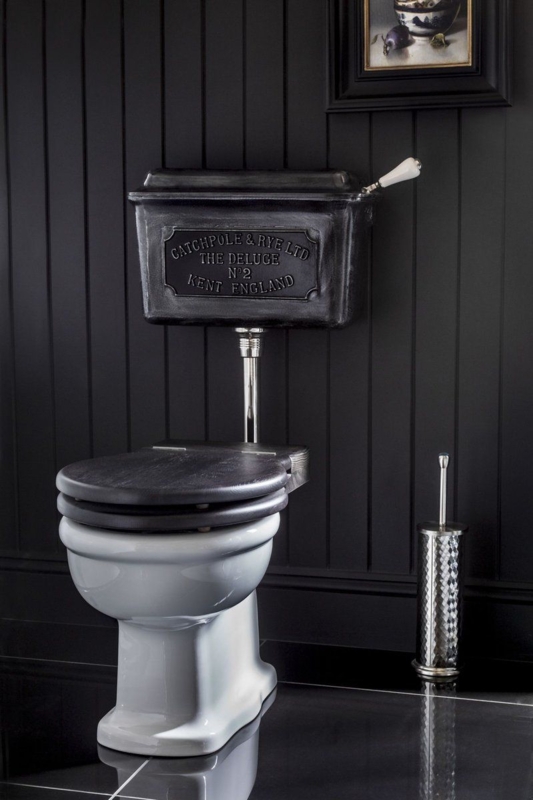 Victorian Vintage Toilet with Industrial Design Elements