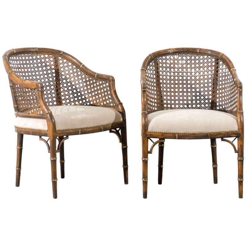 Cane Barrel Chairs
