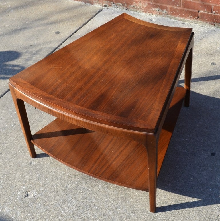 Wedge Shaped Two tier Side Table at 1stDibs | wedge shaped end table ...