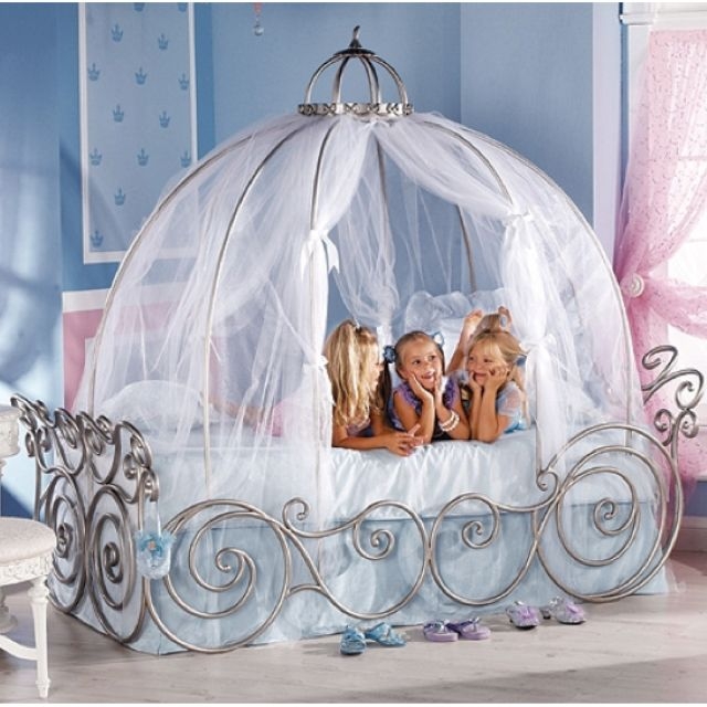 Whimsical Cinderella Princess Bed for Kids
