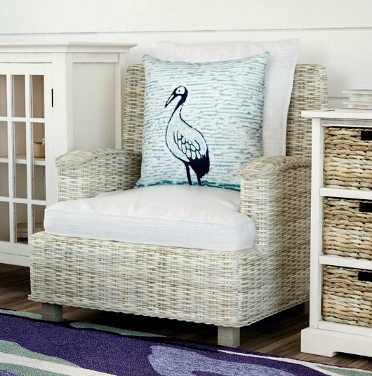 Wicker Chairs Woven from Rattan | Coastal Accent Chairs, Dining Chairs ...