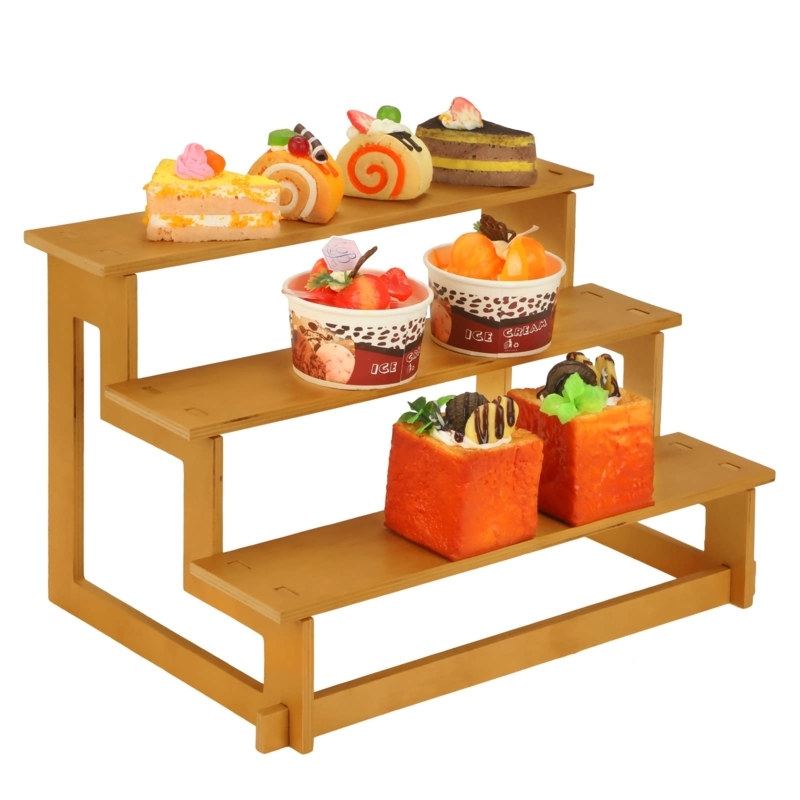Wooden 3-Tier Retail Table Display Stand