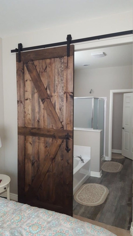 30 Perfect Farmhouse Sliding Barn Door Design And Decoration Ideas To ...