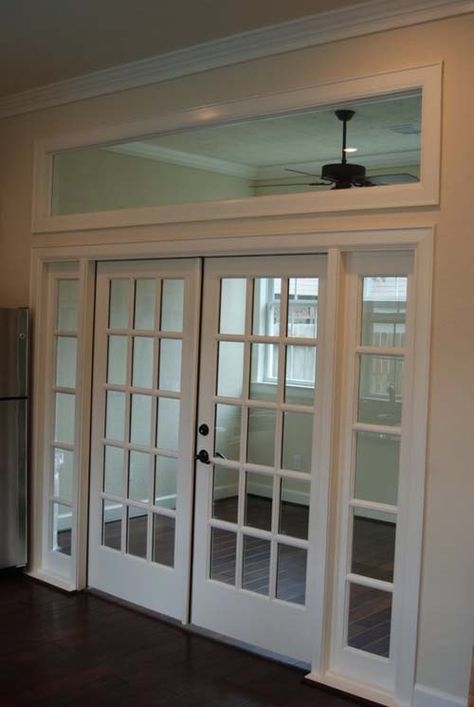 8 ft opening with french doors and transom windows interior - Google ...