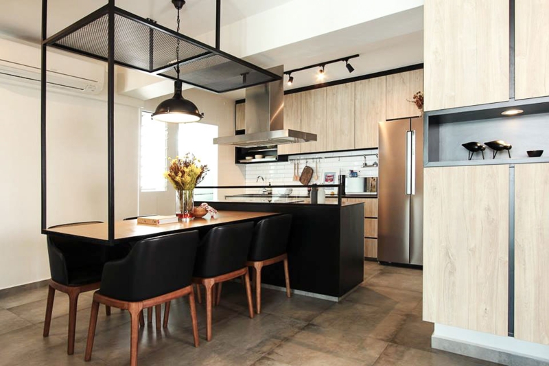 9 ways to combine your kitchen island and dining table in style ...
