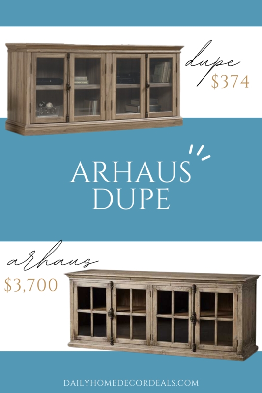 Affordable Arhaus Chorus Theory Sideboard Dupes